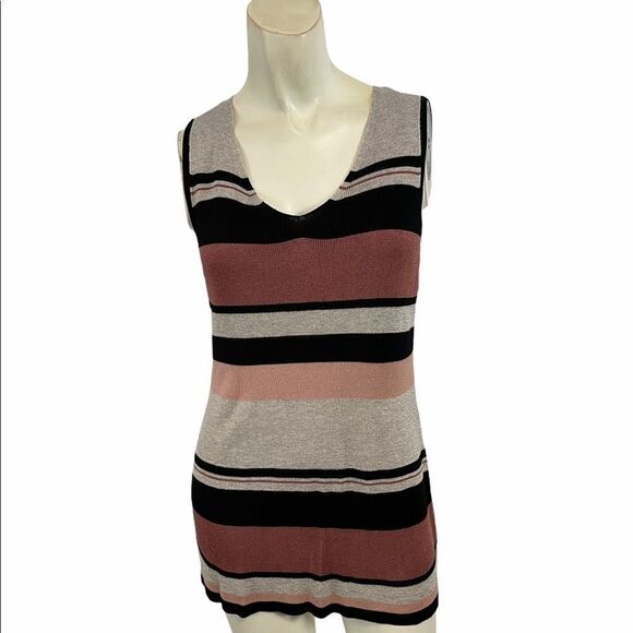 Chico's Multi color Stripe sweater Small NWOT - Picture 3 of 7